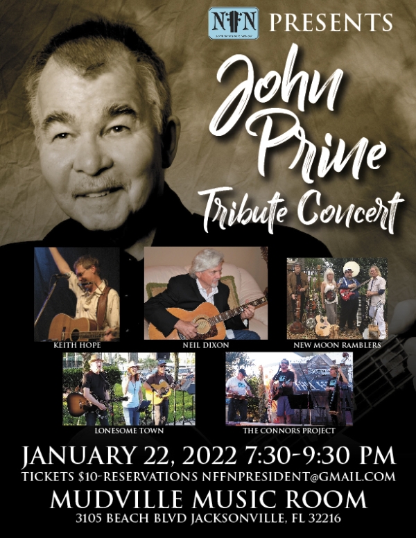 John Prine Tribute - January 22nd!