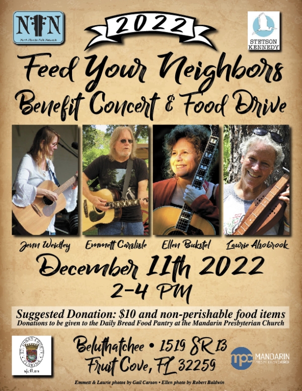 "FEED YOUR NEIGHBORS" Benefit Concert and Food Drive