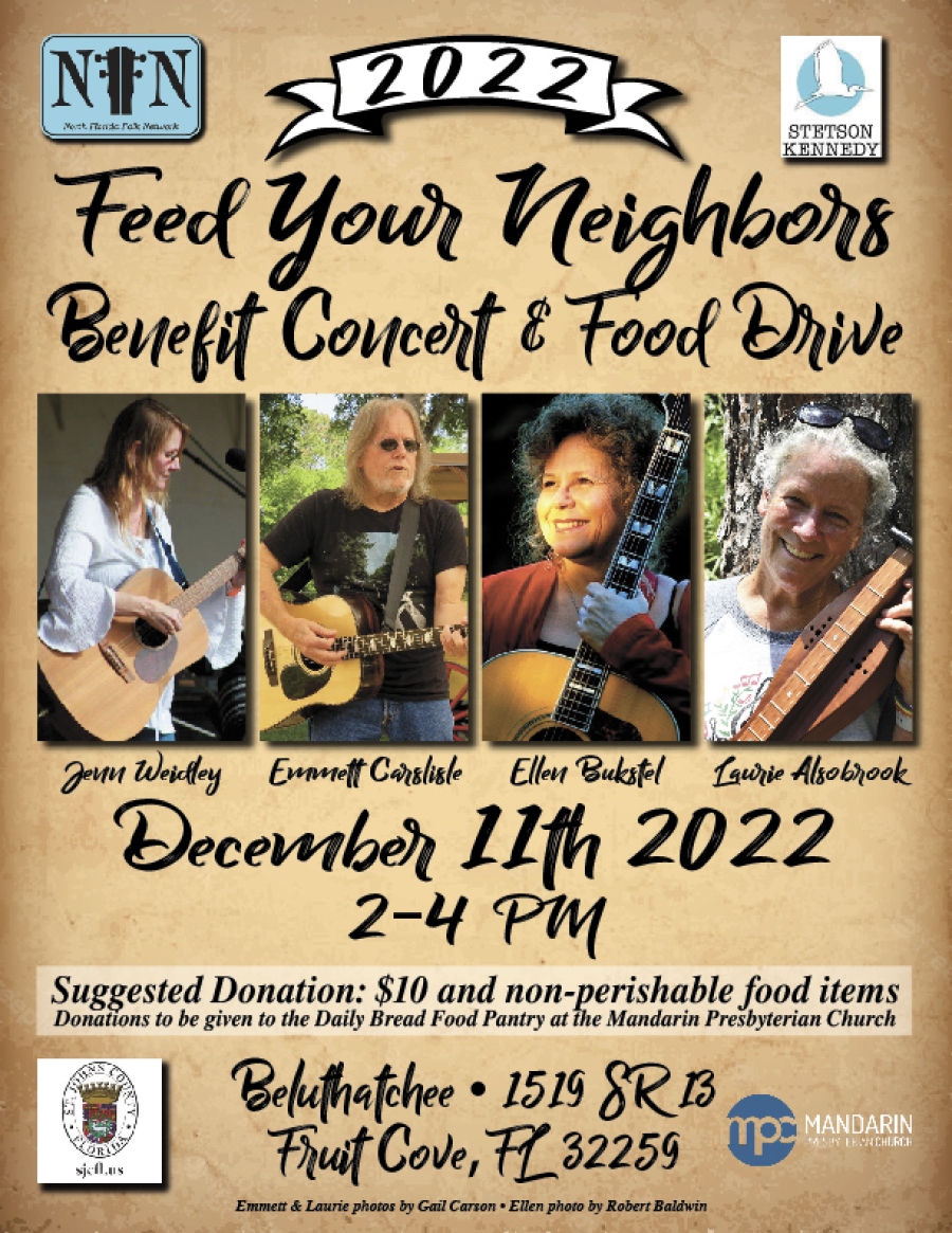 &quot;FEED YOUR NEIGHBORS&quot; Benefit Concert and Food Drive