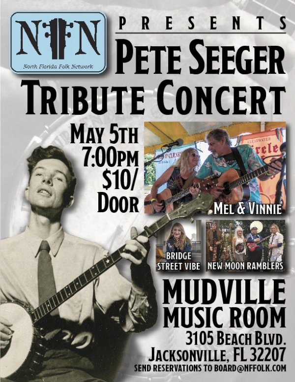 Call for Artists for Pete Seeger Concert on May 5th