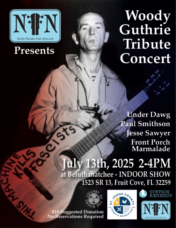 WOODY GUTHRIE TRIBUTE CONCERT AT STETSON'S