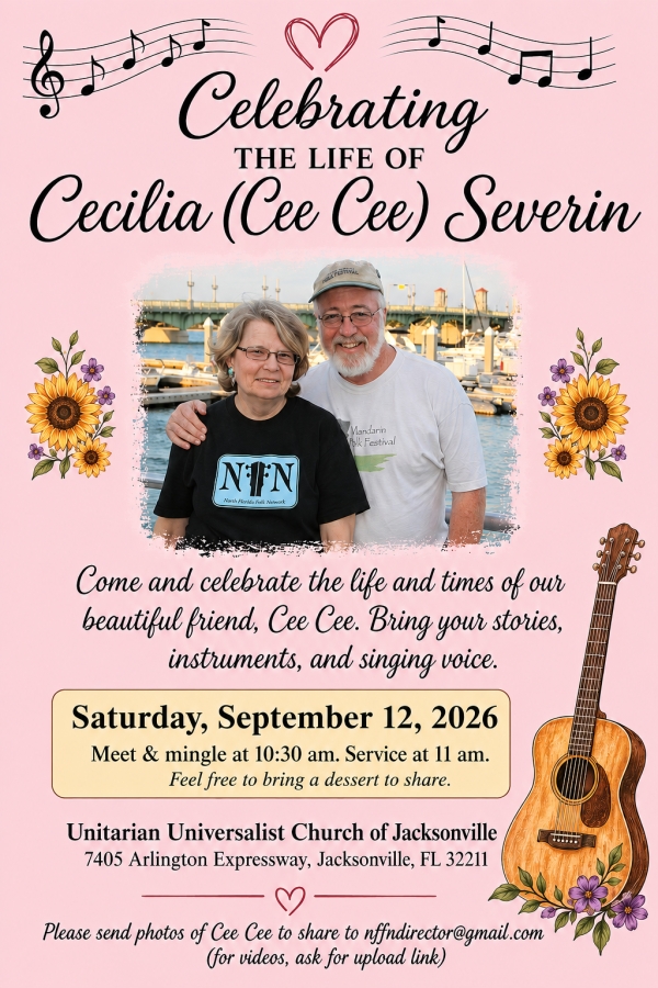 Cee Cee (Cecilia) Severin Celebration of Life